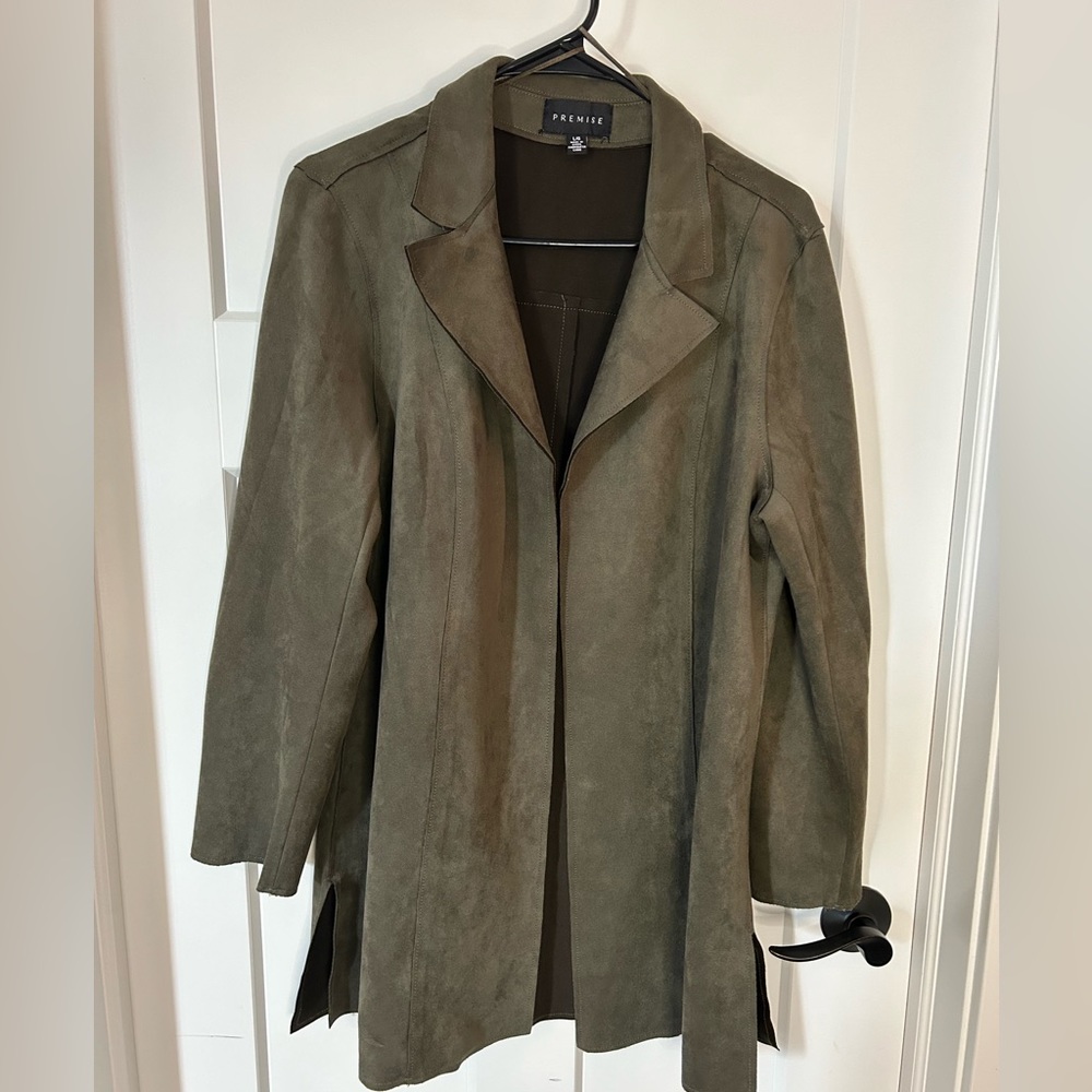 Premise Faux Suede Blazer